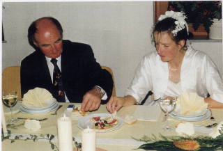 Braut mit Schwiegervater